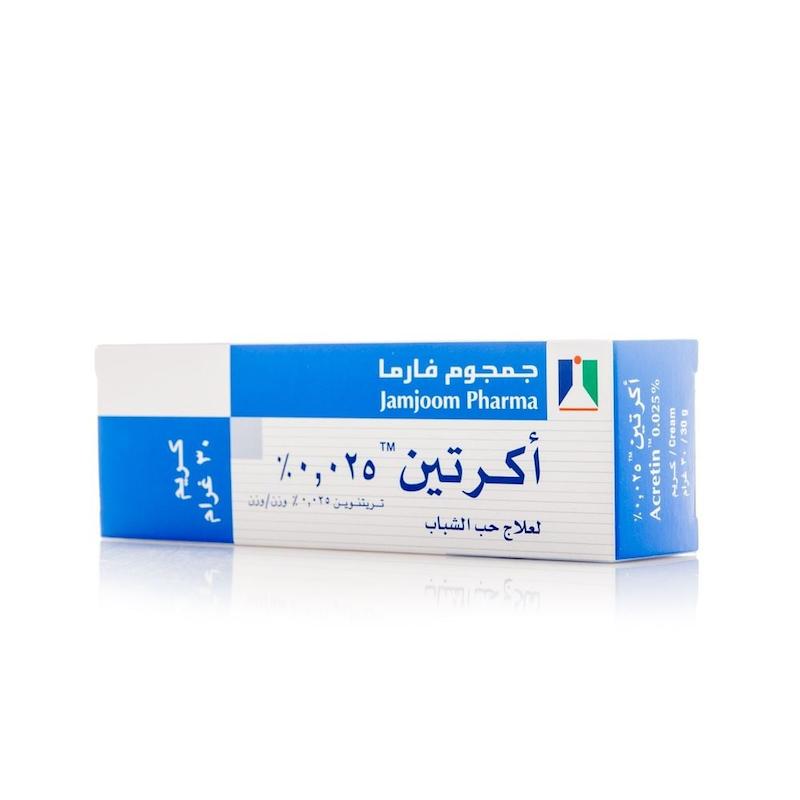 کرم ترتینوئین ۰.۰۲۵٪ آکرتین – درمان مؤثر آکنه و بازسازی پوست_Acretin Tretinoin 0.025% Cream – Mild Anti-Acne & Skin Renewal Treatment