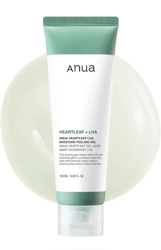 ژل لایه‌بردار و مرطوب‌کننده آنوا Heartleaf LHA_ ANUA Heartleaf LHA Moisture Peeling Gel