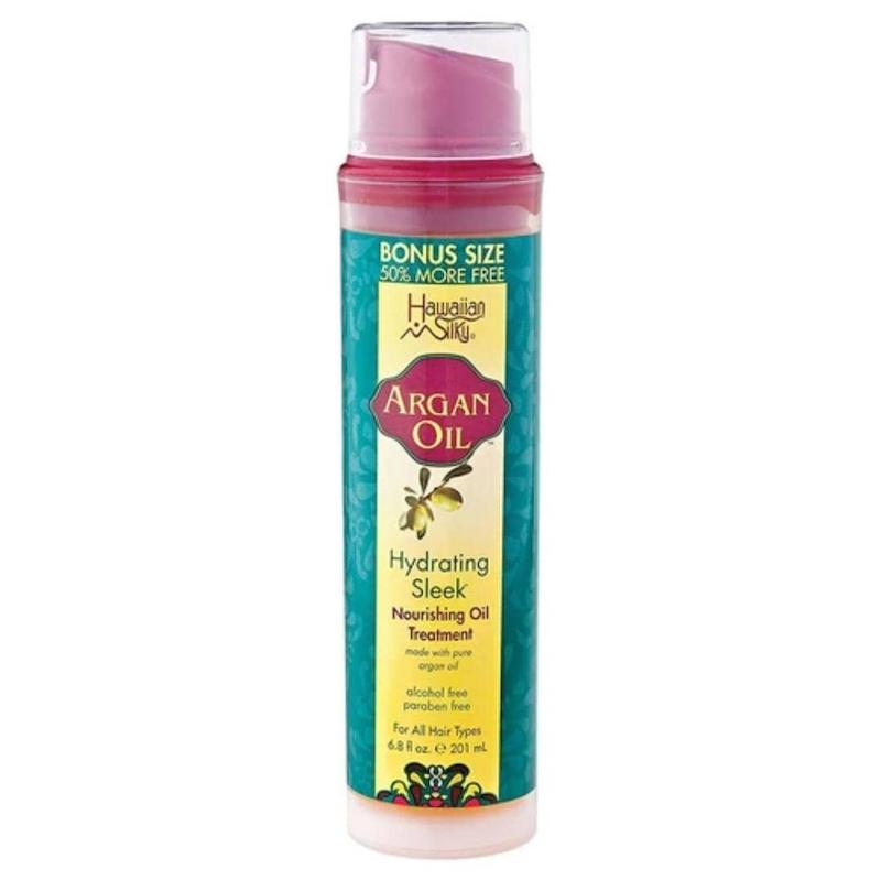 روغن آرگان تقویت‌کننده و نرم‌کننده عمیق Hawaiian Silky_Hawaiian Silky Argan Oil Hydrating Sleek Healing Oil Treatment