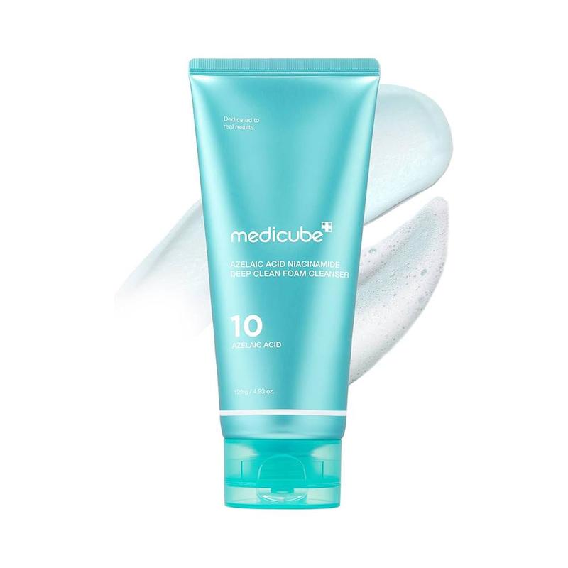 فوم شست و شو عمیق آزلائیک اسید و نیاسینامید مدیکوب ضدلک و روشن‌کننده_Medicube Azelaic Acid Niacinamide Deep Clean Foam Cleanser