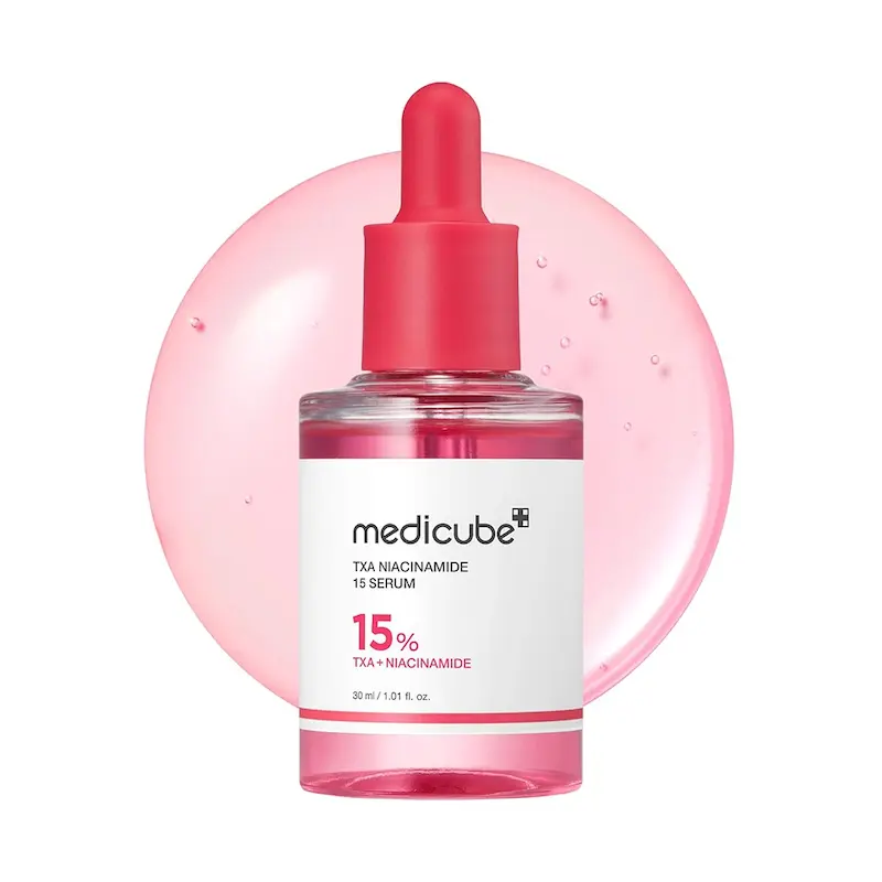 سرم ضد لک و روشن کننده ترانگزامیک اسید و نیاسینامید مدی کیوب_medicube TXA Niacinamide 15 Serum
