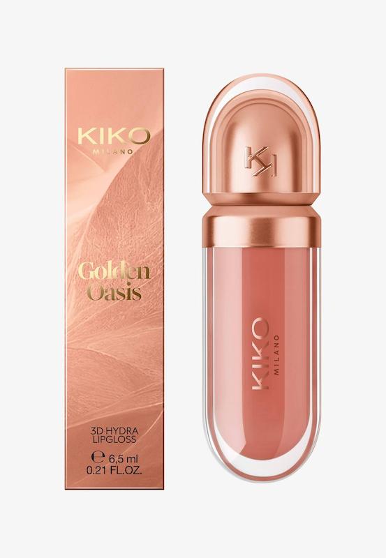 برق لب کیکو میلانو هیدرا سه بعدی گلدن اوسیس   Kiko GOLDEN OASIS 3D HYDRA LIP GLOSS - Lipgloss - pearly warm mauve