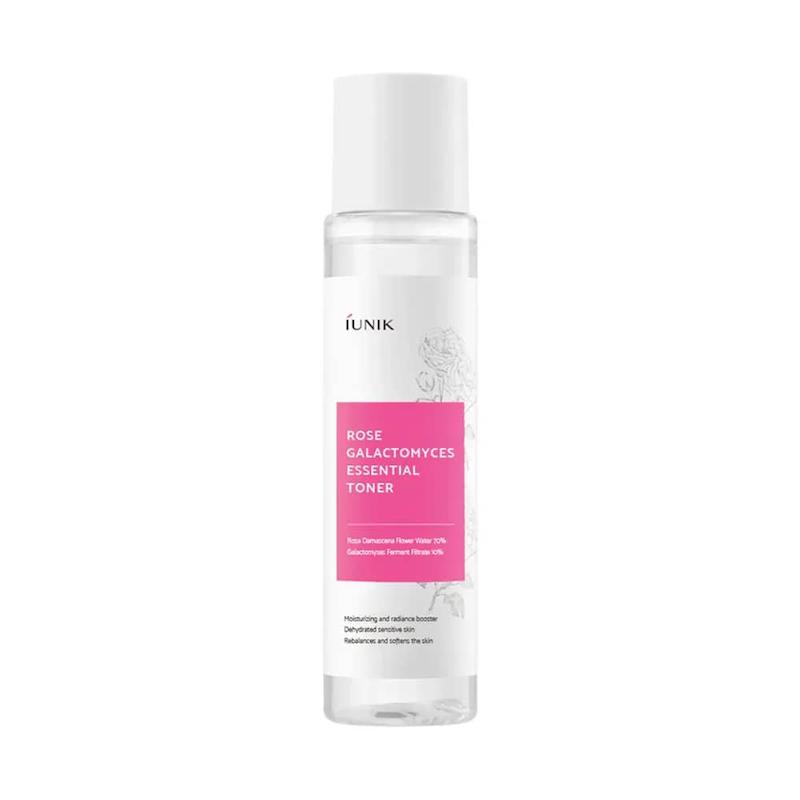 تونر آبرسان و روشن‌کننده رز گالاکتومایسس آیو‌نیک  IUNIK Rose Galactomyces Essential Toner