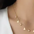 گردنبد طلایی مثلث چشم خدا استیل
