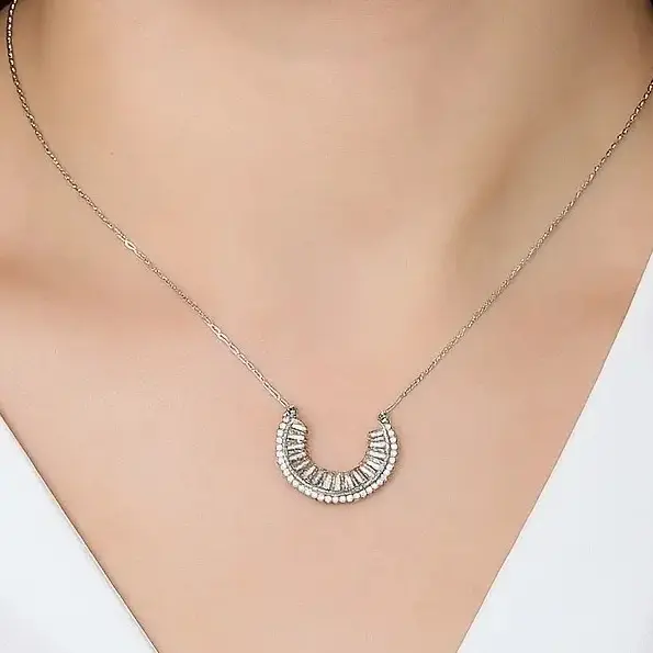 گردنبند نقره‌ای شاینینگ CM