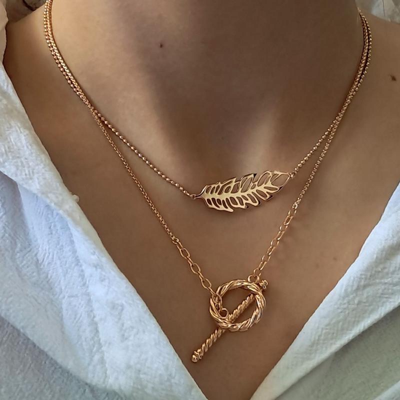 گردنبند طلایی اسپرینگ ژوپینگ