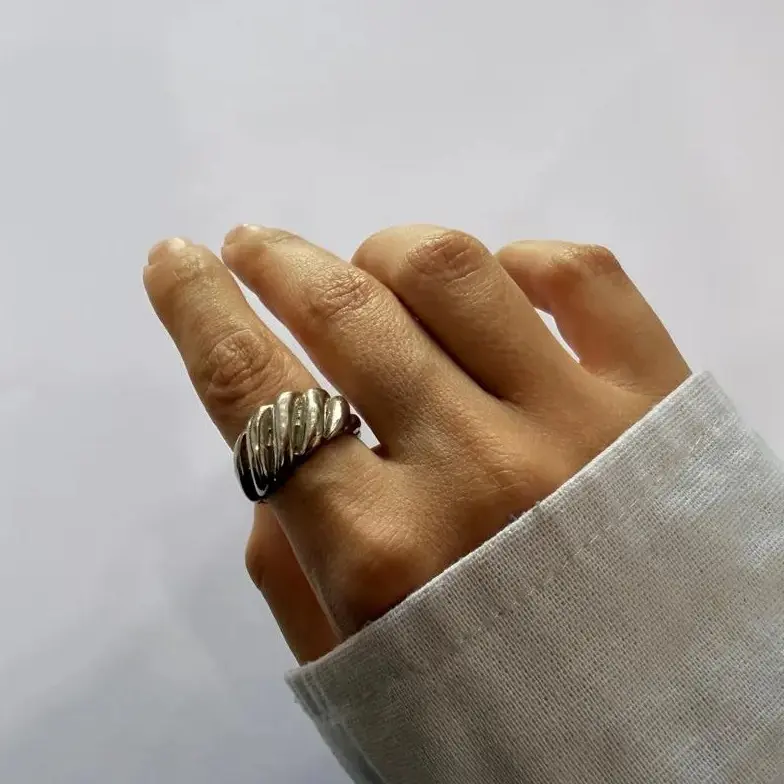 انگشتر نقره ای فشن 