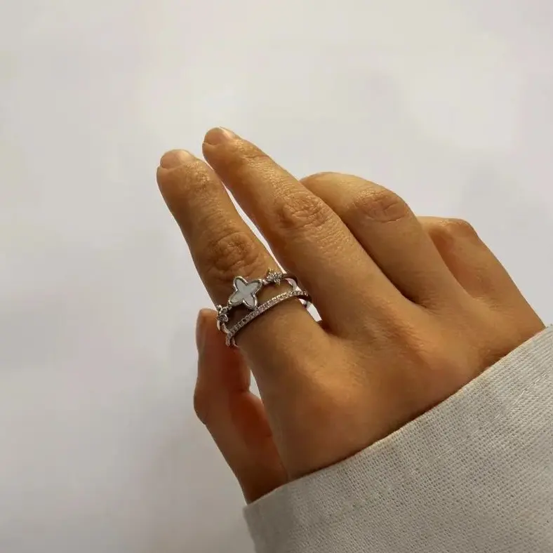 انگشتر نقره ای فشن 