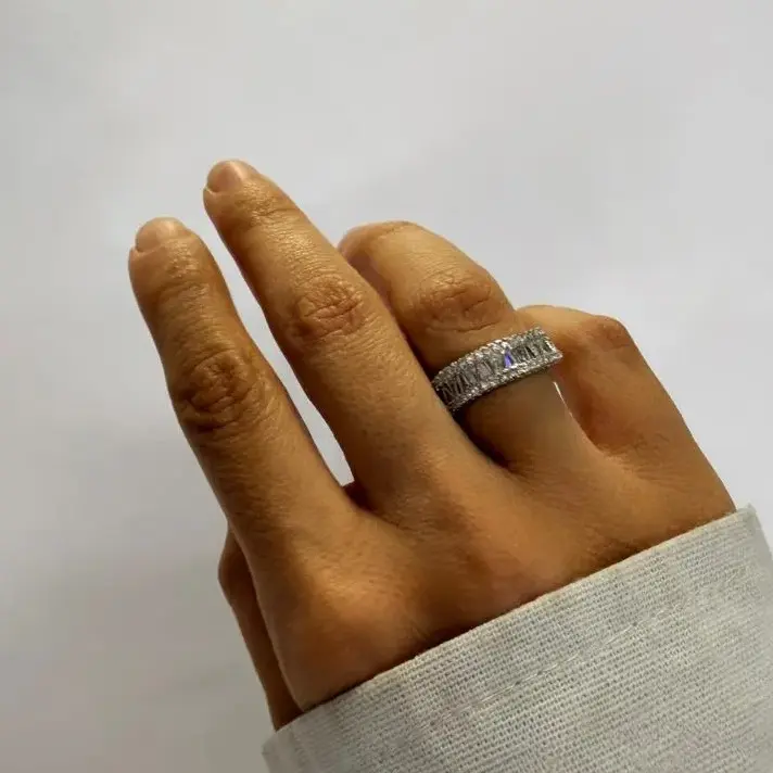 انگشتر نقره ای جواهری 