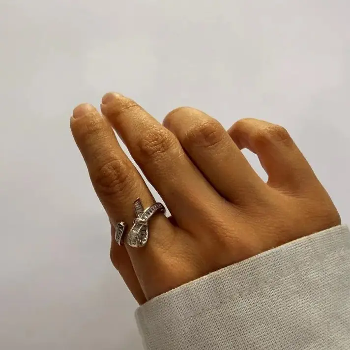 انگشتر نقره ای فشن 