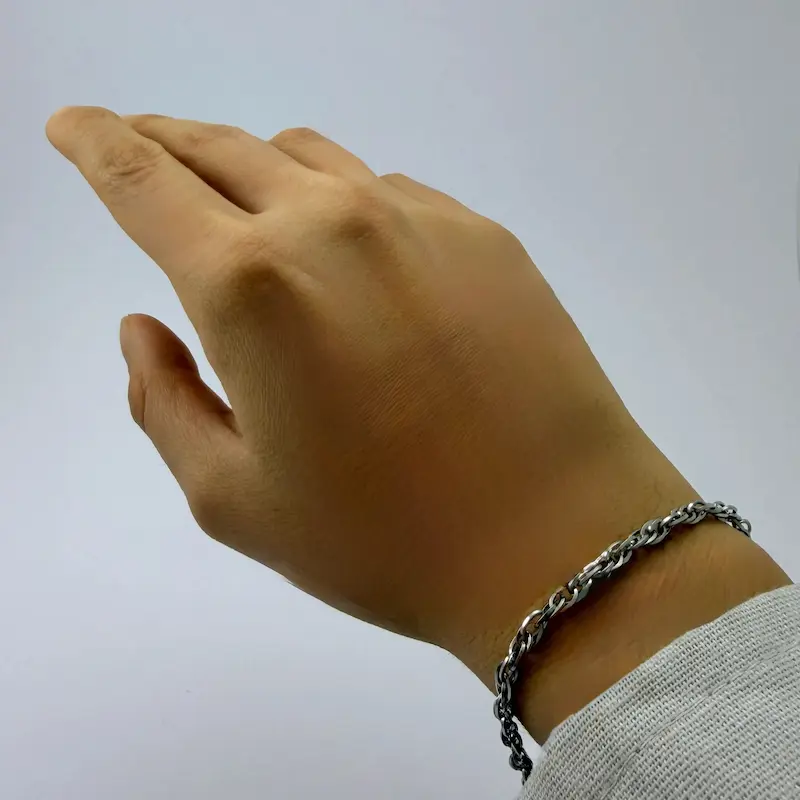 دستبند نقره ای آسا