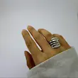 انگشتر نقره ای فشن