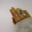 انگشتر نقره ای دفرمه فشن