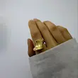 انگشتر طلایی آب کاری طلا فشن
