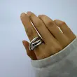 انگشتر نقره آب کاری نقره فشن