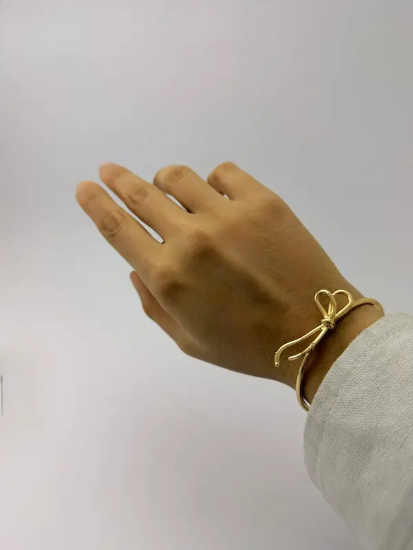 بنگل طلایی آب کاری طلا فشن