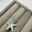 گردنبند نقره‌ای استیل ستاره دریایی