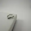 انگشتر نقره ای  مرواریدی آب کاری نقره