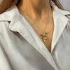 گردنبند طلایی استیل پاپیوننزا 