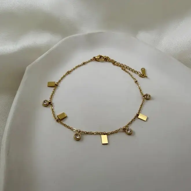 پابند طلایی استیل کد PA00017