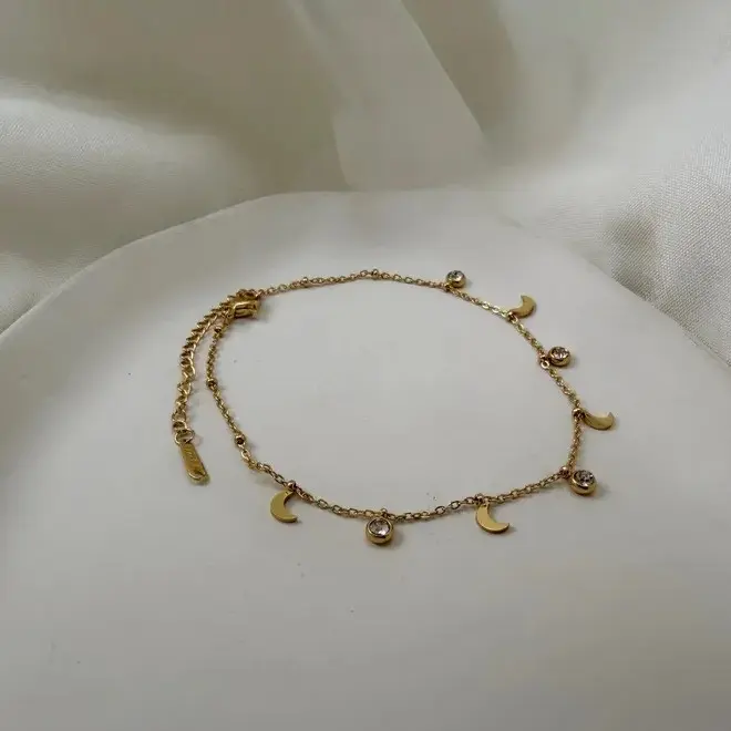 پابند طلایی استیل کد PA00018