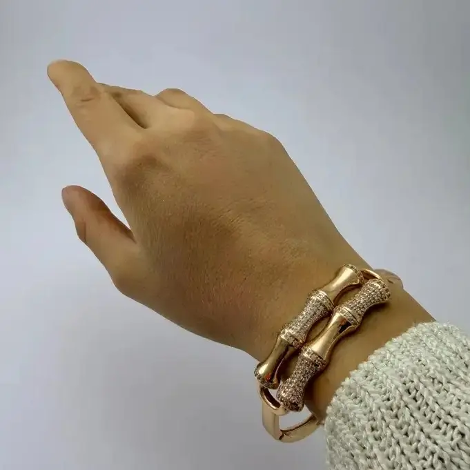 بنگل طلایی ژوپینگ کد BA00163