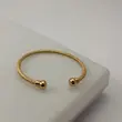 بنگل طلایی ژوپینگ فینیش مات کد BA00167