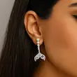 گوشواره نقره ای دخترانه و زنانه