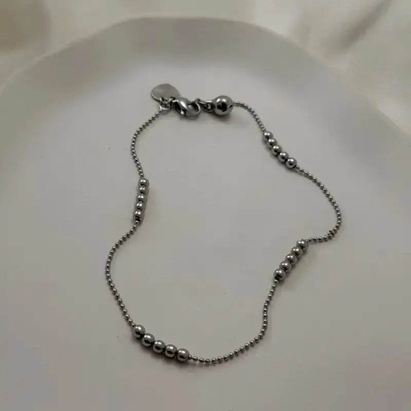 پابند نقره‌ای ژوپینگ Ball Design کد PA00026