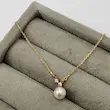 گردنبند طلایی مرواریدی ژوپینگ GA00126 