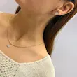 نیم ست گردنبند گوشواره طلایی ژوپینگ GA00130 Micro Pave