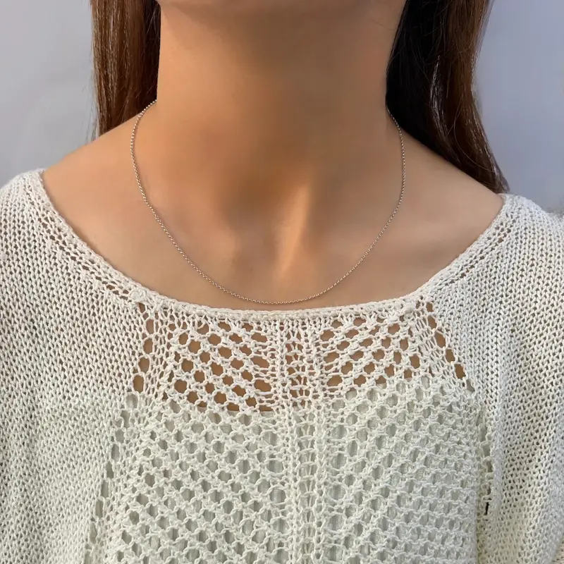 زنجیر نقره‌ای ژوپینگ کد GA00151