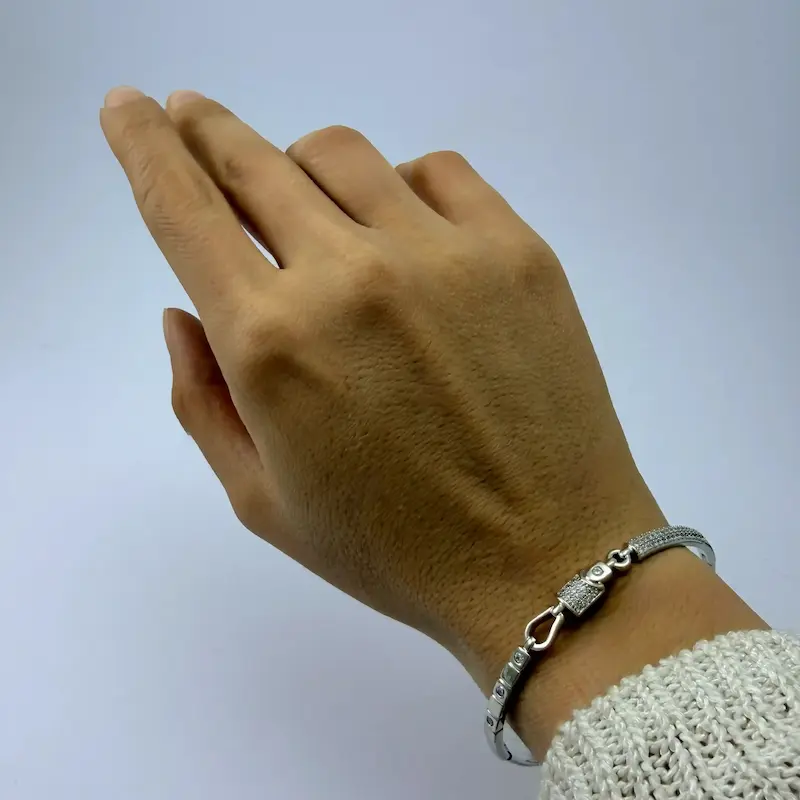 بنگل نقره‌ای ژوپینگ BA00190