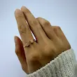 انگشتر طلایی ژوپینگ Diamond Cube کد AN00114
