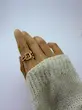 انگشتر طلایی ژوپینگ Golden Links کد AN00115