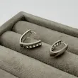 گوشواره نقره‌ای ژوپینگ GO00193