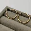گوشواره طلایی ژوپینگ حلقه‌ای GO00200