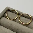 گوشواره طلایی ژوپینگ حلقه‌ای GO00204