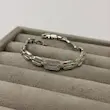 دستبند نقره‌ای ژوپینگ diamond کد DA00063