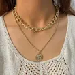  گردنبند طلایی دو لاین
