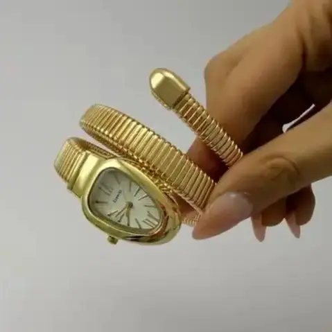 ساعت مچی طلایی Bulgari