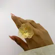 انگشتر طلایی گل الماسه