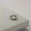 انگشتر نقره‌ای فشن کد AN00138