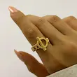 انگشتر طلایی فشن 