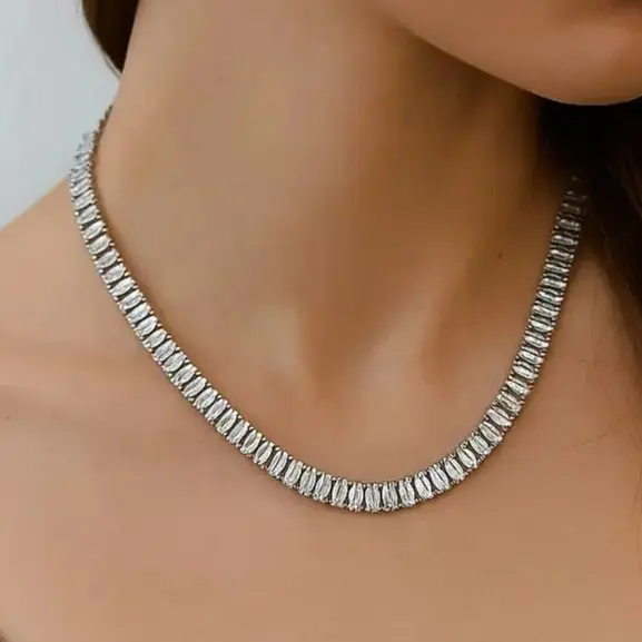 گردنبند نقره ای دخترانه و زنانه