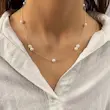 گردنبند طلایی مرواریدی ژوپینگ
