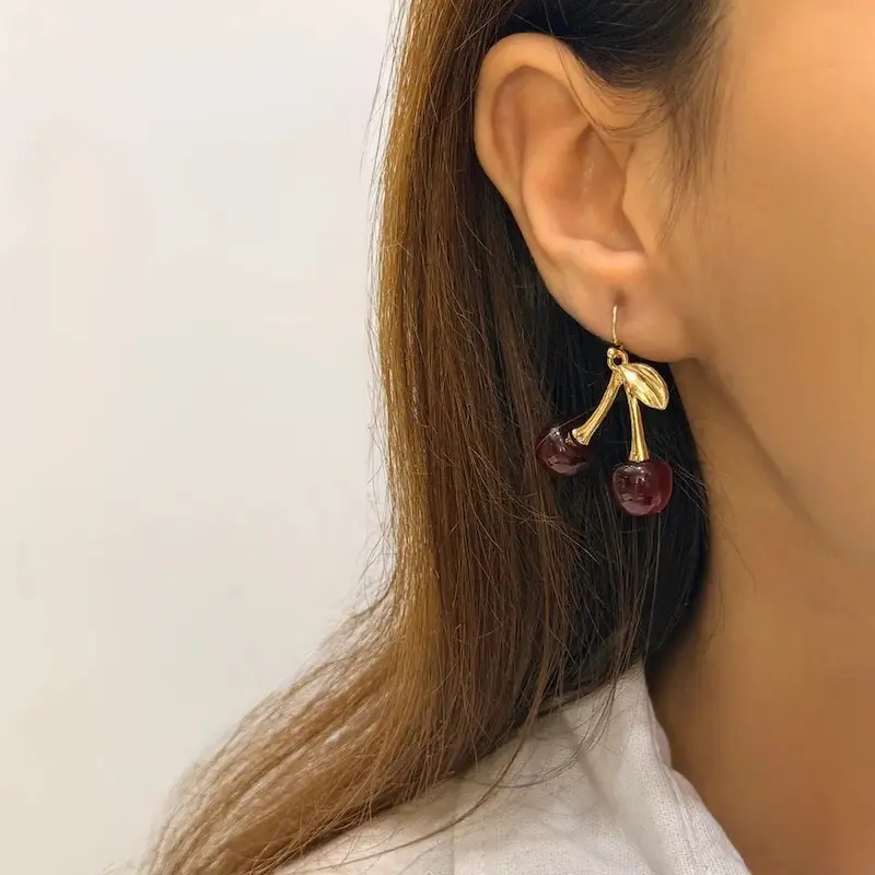 گوشواره گیلاسی کد GO00206