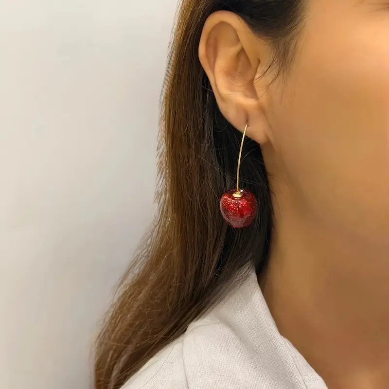 گوشواره گیلاسی کد GO00207