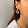 گوشواره حلقه‌ای فشن کد GO00225