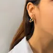 گوشواره نقره‌ای فشن کد GO00232